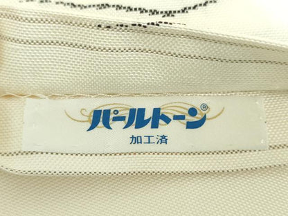平和屋着物●洛風林　工芸帯地　六通柄　本袋帯　鳥獣戯画　?山寺　正絹　逸品　DABB4981ps
