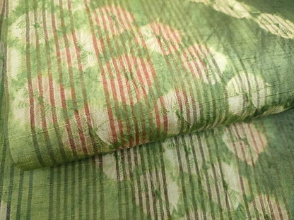 平和屋着物●菅原工房　菅原結作　漢方染紬　両面　全通柄袋帯　紬地　絞り　分銅間道　正絹　逸品　未使用　DABB5000ps