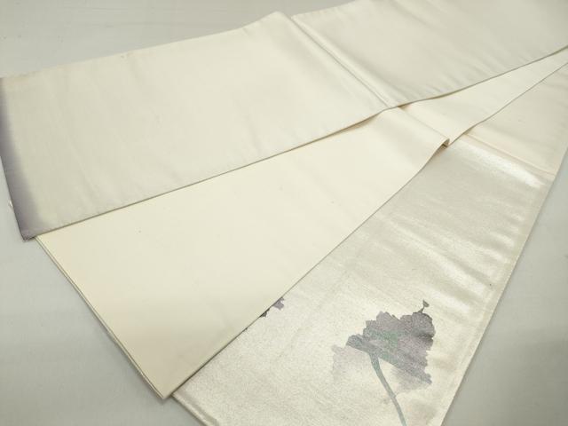 平和屋着物◎太鼓柄袋帯　風景文　シルエット　正絹　逸品　DABB5180qa