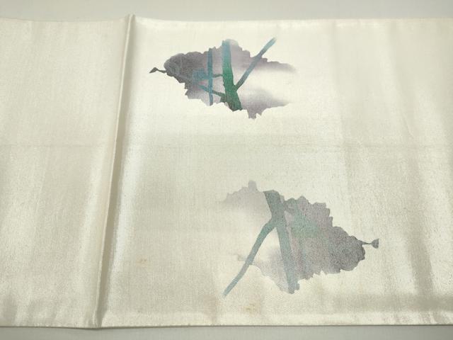 平和屋着物◎太鼓柄袋帯　風景文　シルエット　正絹　逸品　DABB5180qa