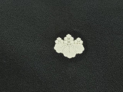 平和屋着物■豪華黒留袖　渡橋飛鶴風景文　暈し染め　正絹　逸品　DABB5308qa