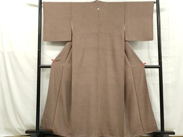 平和屋着物■上質な小紋 霞文 正絹 逸品 DABB5335qa