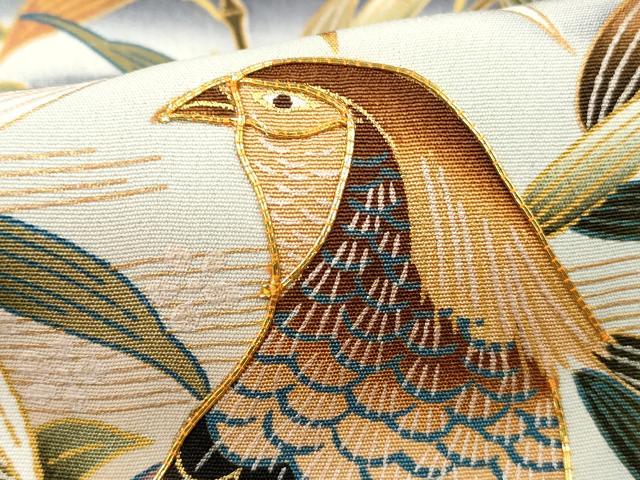 平和屋着物■豪華黒留袖　駒刺繍　流水花鳥文　暈し染め　金彩　正絹　逸品　DABB5346qa