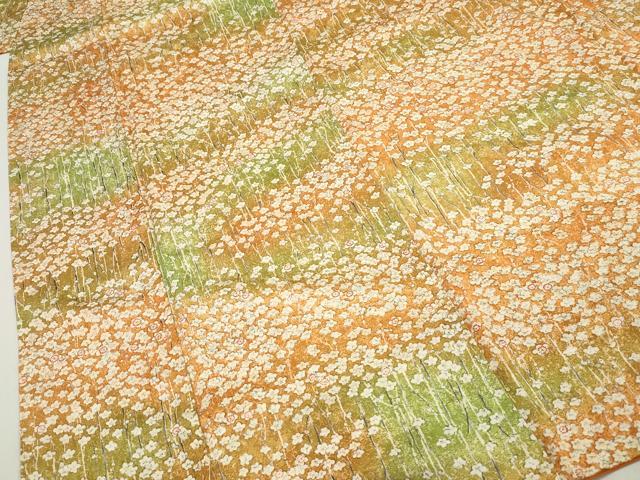 平和屋着物■上質な小紋 舞梅文 暈し染め 正絹 逸品 DABB5361qa