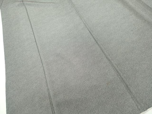 平和屋着物■上質な小紋 鹿の子文 黒地 正絹 逸品 DABB5371qa