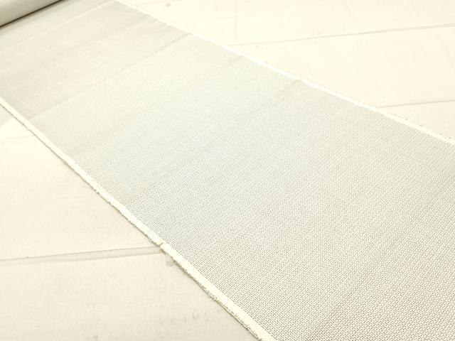 平和屋着物●男性　本場大島紬　反物　着尺　アンサンブル　白大島　100亀甲　総詰め　逸品　未使用　DABB5539zy
