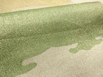 平和屋着物◎六通柄袋帯　霞文　金糸　正絹　逸品　DABB6552ea
