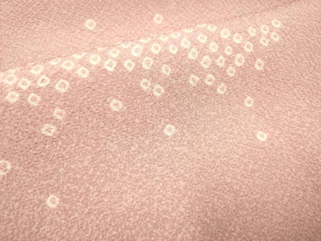 平和屋着物■訪問着 刺繍 絞り 檜扇花文 正絹 逸品 DABB6597ea