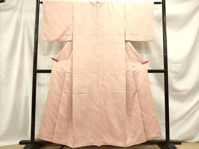 平和屋着物■上質な小紋 斜縞 暈し染め 正絹 逸品 DABB6705ea