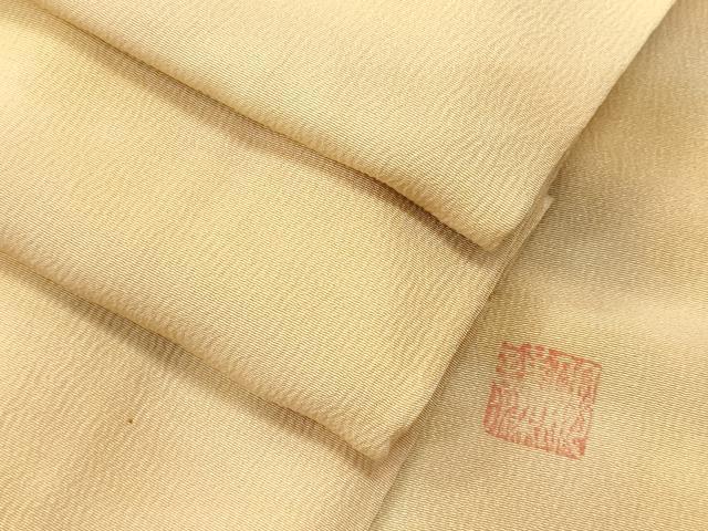 平和屋着物■上質な小紋　霞文　暈し染め　お召縮緬　正絹　逸品　DABB6708ea