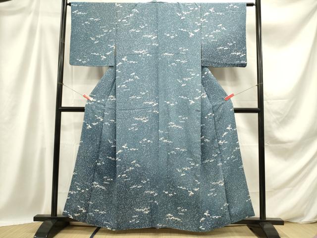平和屋着物■訪問着 霞文 抽象文様 たたき染め 正絹 逸品 DABB6712ea