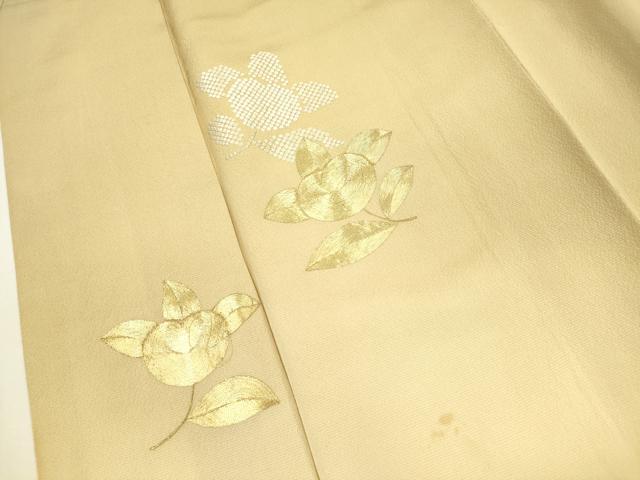 平和屋着物▼訪問着　駒刺繍　総刺繍　橘　暈し染め　正絹　逸品　DABB6797ea