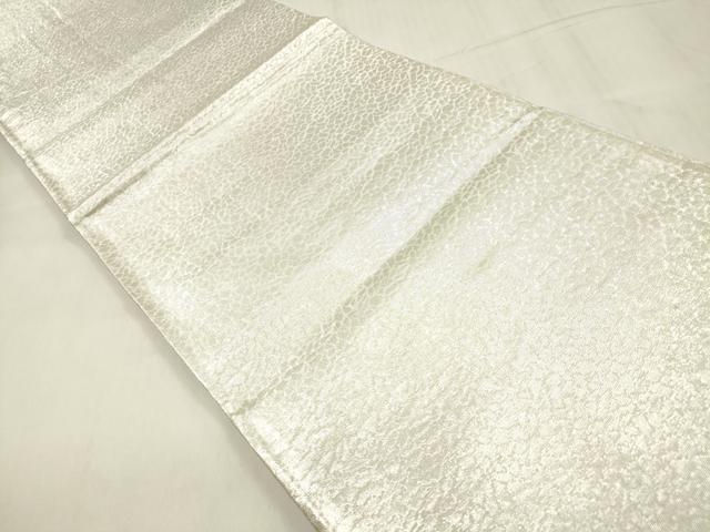 平和屋着物◎九百佐賀錦 六通柄袋帯 七彩唐草文 銀糸 正絹 逸品 DABB6878ea