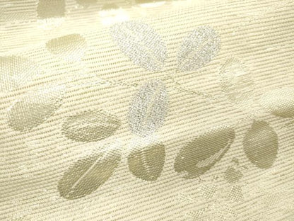 平和屋着物＊夏物 六通柄袋帯 風衣 蛇籠萩文 金銀糸 正絹 逸品 DABB6928ea