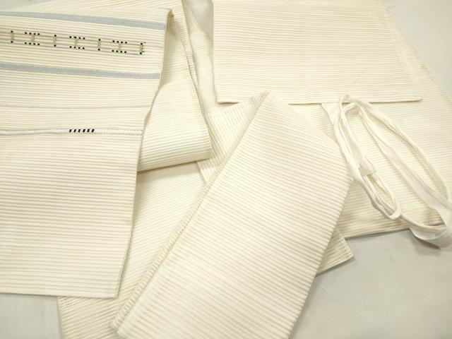 平和屋着物＊夏物 絽綴れ つけ帯 横段文 金銀糸 正絹 逸品 DABB6929ea