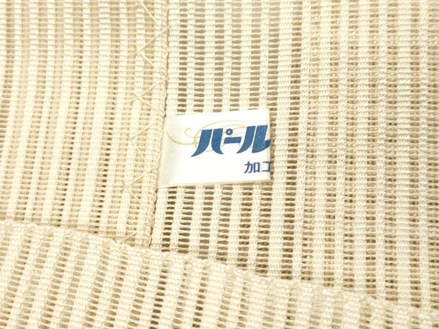 平和屋着物＊夏物 絽綴れ 八寸名古屋帯 枝椿 桔梗 金銀糸 正絹 逸品 DABB6932ea
