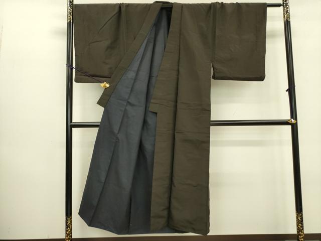 平和屋着物■男性　紬　霞文　正絹　逸品　DABB7046op