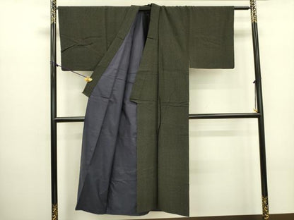 平和屋着物■男性　紬　霞文　正絹　逸品　DABB7048op