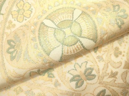 平和屋着物●西陣 川島織物 六通柄 本袋帯 あぜくら 宝相華 金糸 正絹 逸品 DABB7126op