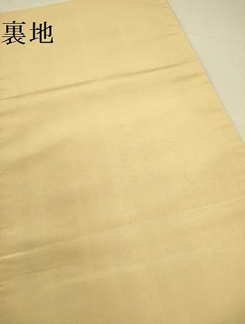 平和屋着物●本場筑前博多織 全通柄京袋帯 花間道 証紙付き 正絹 逸品 DABB7130op