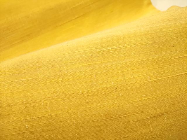 平和屋着物●全通柄袋帯 紬地 霞文 正絹 逸品 未使用 DABB7148op