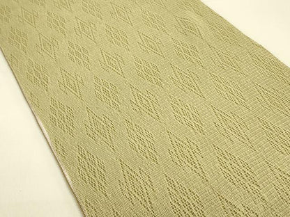 平和屋着物●ひなや工房　くむ・あむ・おる　伊豆蔵明彦　唐組　太鼓柄袋帯　抽象文様　金糸　正絹　逸品　DABB7235op