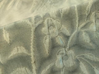 平和屋着物●全通柄袋帯　花鳥文　創作臈纈染　笙嵐作　三越扱い　正絹　逸品　DABB7242op