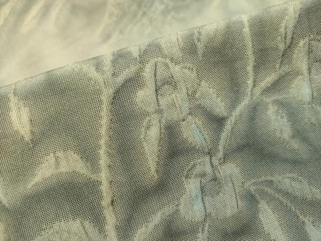 平和屋着物●全通柄袋帯　花鳥文　創作臈纈染　笙嵐作　三越扱い　正絹　逸品　DABB7242op