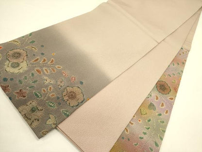 平和屋着物●太鼓柄袋帯 絞り 辻が花 鬼しぼ縮緬 正絹 逸品 DABB7243op