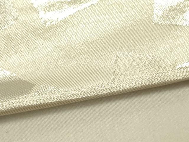平和屋着物●西陣 川島織物 六通柄 本袋帯 箔散らし 銀糸 正絹 逸品 DABB7407op