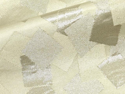 平和屋着物●西陣 川島織物 六通柄 本袋帯 箔散らし 銀糸 正絹 逸品 DABB7407op