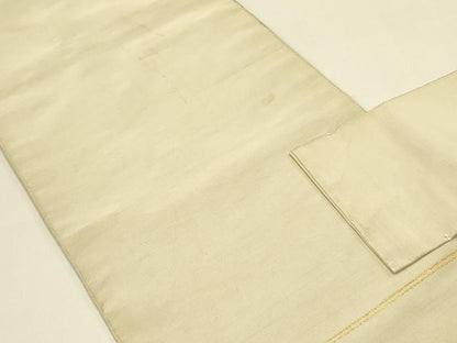 平和屋着物●爪掻き本綴れ つけ帯 花鳥文 金銀糸 正絹 逸品 DABB7413op