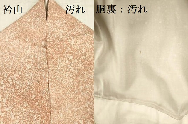 平和屋着物■上質な小紋 草花文 正絹 逸品 DABB7462op