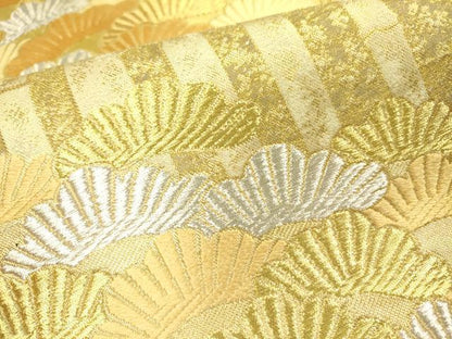 平和屋着物●西陣　川島織物　六通柄　本袋帯　唐織　枝松　金銀糸　正絹　逸品　DABB7512op