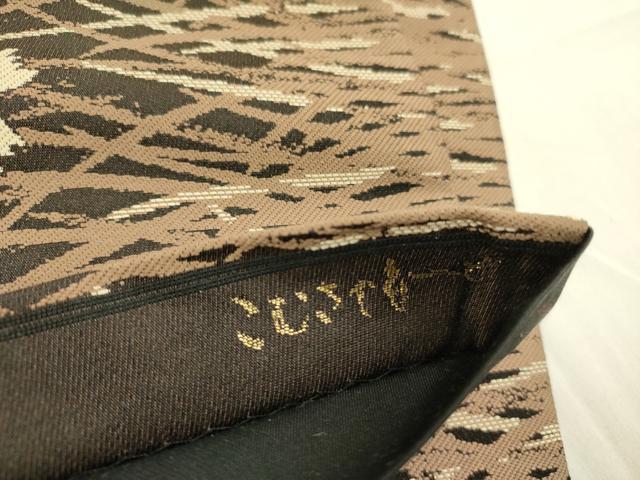 平和屋着物●こむさでもーど・COMME CA DU MODE 六通柄袋帯 舞桜 芝 やまと誂製 正絹 逸品 DABB7555op