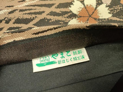 平和屋着物●こむさでもーど・COMME CA DU MODE 六通柄袋帯 舞桜 芝 やまと誂製 正絹 逸品 DABB7555op