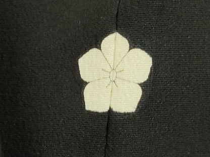平和屋着物■豪華黒留袖 刺繍 宝尽くし飛鶴花文 金彩 正絹 逸品 DABB7611op