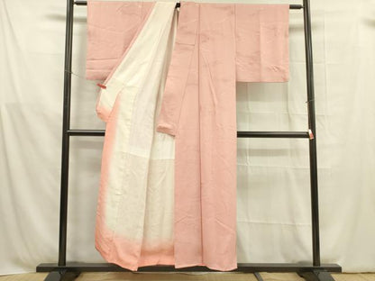 平和屋着物■上質な色無地 雲取地紋 虹色 正絹 逸品 DABB7622op