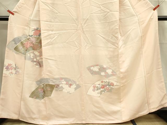 平和屋着物■訪問着 刺繍 地紙花文 金彩 正絹 逸品 DABB7631op