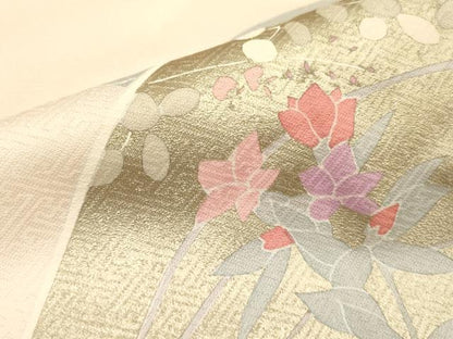 平和屋着物■訪問着 刺繍 地紙花文 金彩 正絹 逸品 DABB7631op