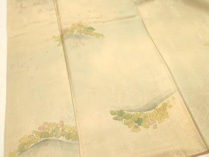 平和屋着物■上質な小紋 風景文 暈し染め 正絹 逸品 DABB7641op