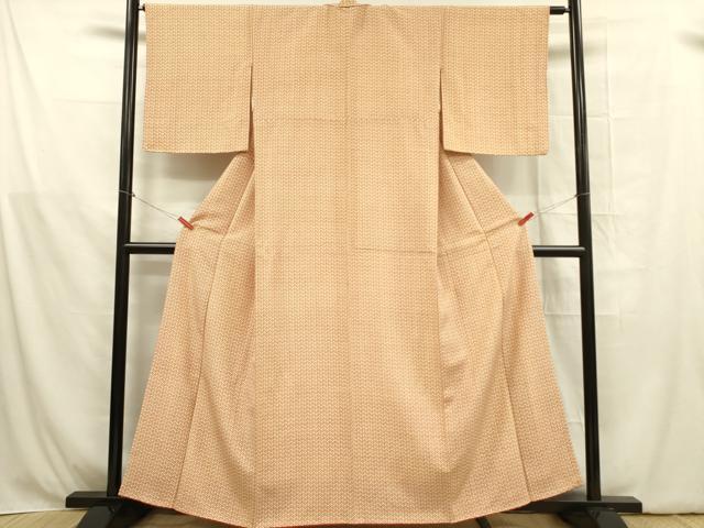 平和屋着物■上質な小紋 桧垣文 正絹 逸品 DABB7656op