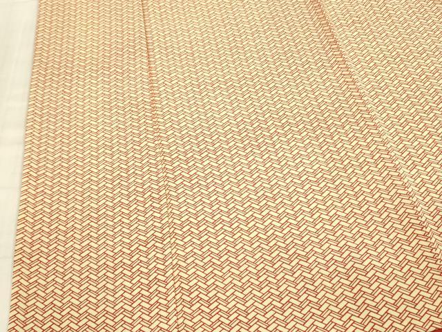 平和屋着物■上質な小紋 桧垣文 正絹 逸品 DABB7656op