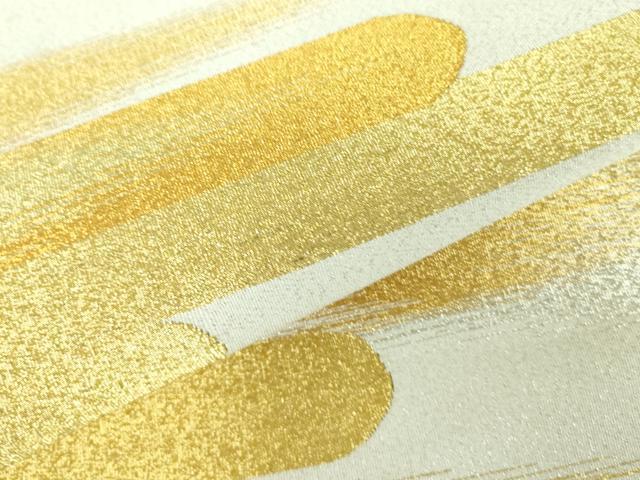 平和屋着物●爪掻き本綴れ 太鼓柄袋帯 霞文 金銀糸 正絹 逸品 DABB7690op