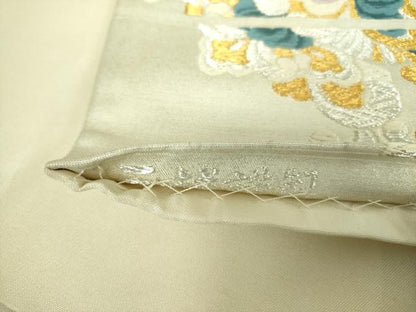 平和屋着物●六通柄袋帯 唐織 天平の華 金銀糸 三越扱い 正絹 逸品 DABB7735op