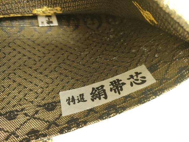 平和屋着物●創業280年　誉田屋源兵衛　両面　全通柄袋帯　譽文彫金　吉祥貮百六拾寶　金銀糸　正絹　逸品　未使用　DABB7745op