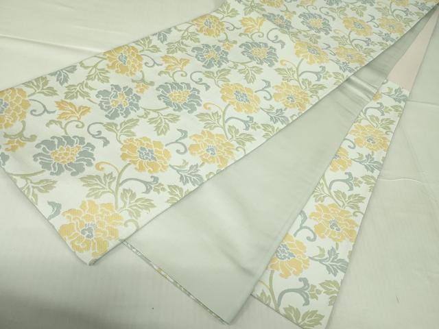 平和屋着物●六通柄袋帯 京しづはた 正絹 逸品 DABB7762op
