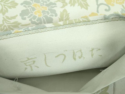 平和屋着物●六通柄袋帯 京しづはた 正絹 逸品 DABB7762op