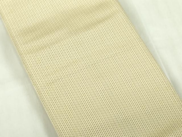 平和屋着物●男性　本場筑前博多織　角帯　抽象文様　正絹　逸品　DABB7781op