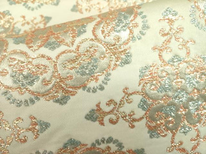 平和屋着物●西陣 川島織物 六通柄 本袋帯 正倉院花文 金糸 正絹 逸品 DABB7793op